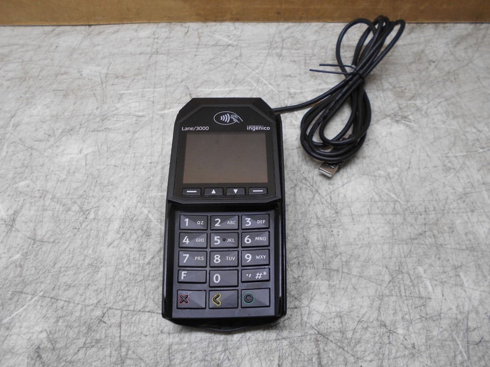 Ingenico Lane 3000 Card Terminal with usb Cable TRD30110877A