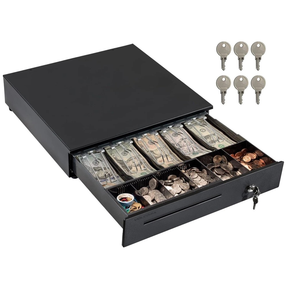 Cash Register Drawer with Removable Coin Slots