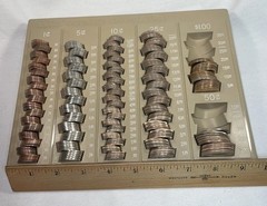 PM Company Coin Counter Change Tray 9.75” X 7.5” Vintage—Tray ONLY