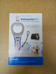 Enterprise XR+ Extended Range RFID Microchip Scanner w/ hard carry case, UniteID