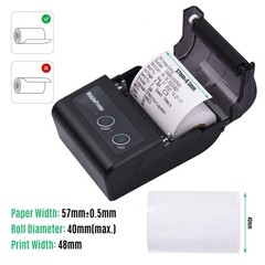 1-Portable 58mm 2 Inches Wireless BT Thermal Bill Receipt Printer Mini IADT