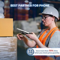 1D 2D QR Code Barcode Scanner Wireless Barcode Reader for iPhone Android iOS POS