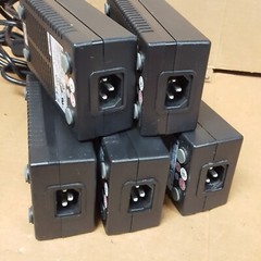 Lot of 5- 60W AC Power Adapter PMP60-12-B12 (NoPwrCrds) USED