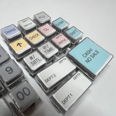 SHARP XE-A107 ELECTRONIC CASH REGISTER Keyboard Buttons (PICK Your PART)