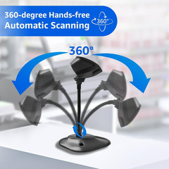 Universal Barcode Scanner Holder [New Version 2026] for Symbol Zebra DS2208 DS22