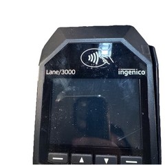 Lot of 4 Ingenico Lane3000 Credit Card Reader Terminal tested for power on only