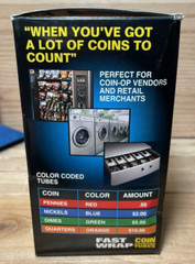Coin Counting Tubes – Fast Wrap Quarter, Dime, Nickel, Penny- MMF Industries
