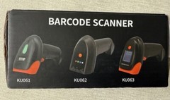 Kuiiyer Bluetooth Barcode Scanner, Wireless 2D QR 1D Bar Code Scanners Handheld
