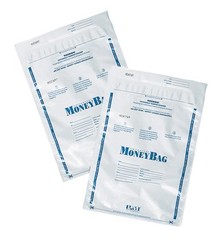 Pm Company PMC58001 Plastic Deposit Money Bag 9″x12″ White 100/pack