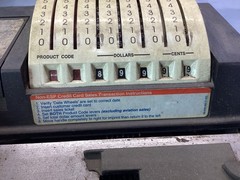 VINTAGE Antique CREDIT CARD MACHINE NewBold ADDRESSOGRAPH