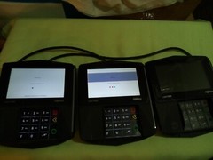 LOT OF 3 Ingenico Lane 7000 5 inch Credit Card Terminals – PRG30310679R