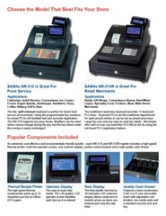 NEW Sam4s NR-510 Flat or Raised Keyboard – specify when ordering