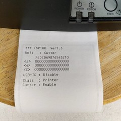Star Micronics TSP100 TSP143U Thermal Receipt Printer USB Tested w/ Power