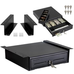 13″ Electronic Cash Register Drawer Under Counter Mount Metal Bracket 12-24V