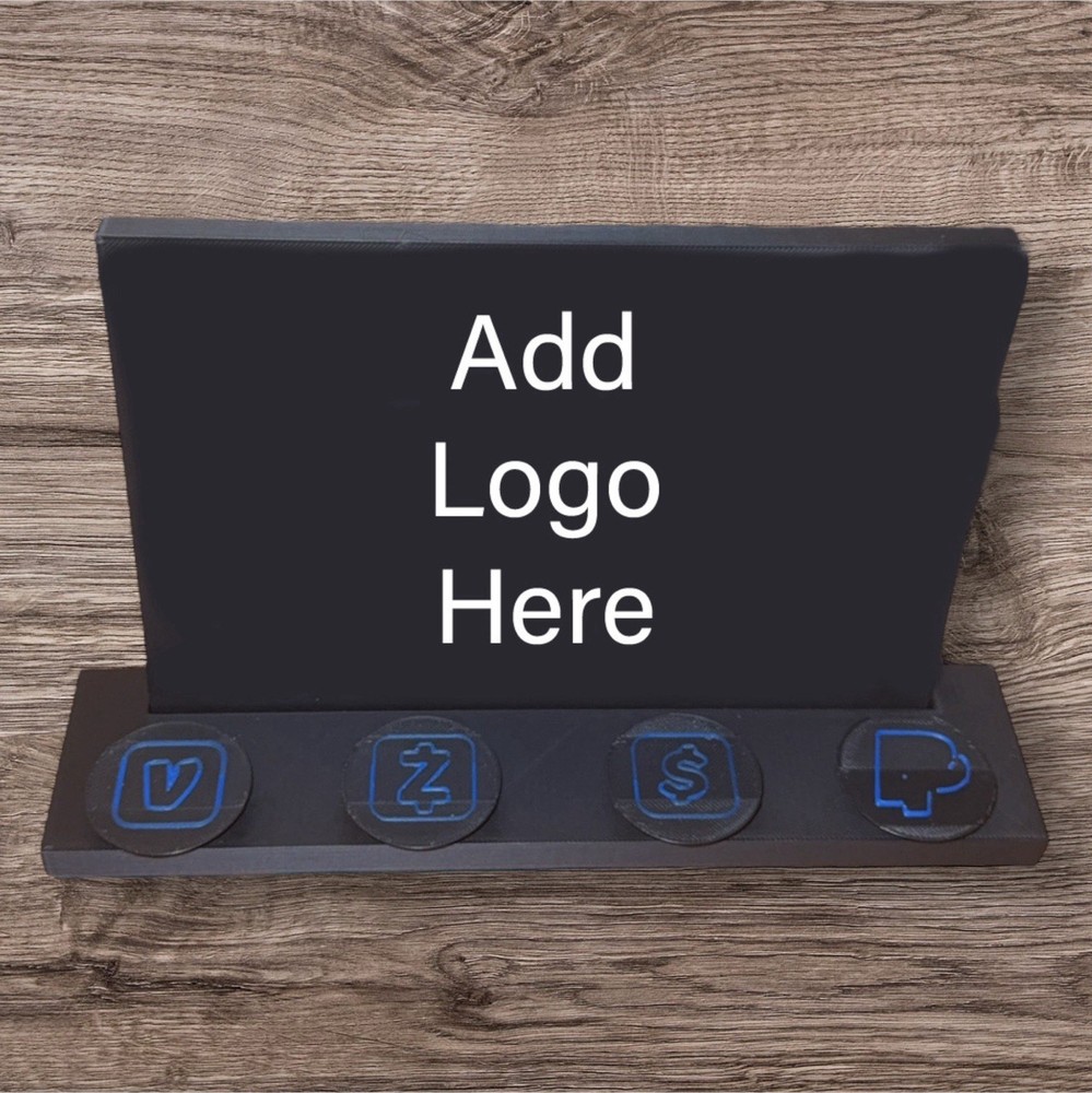 NFC Business Payment Stand | Add Your Logo | Venmo, Cash App, IG, Website