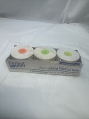 Adding Machine Paper Rolls 2-1/4″x130′ Lot Of 3.