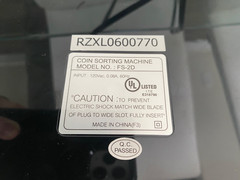 Royal Sovereign Fast Sort FS-2D 2 Row Digital Coin Sorter TESTED WORKING!