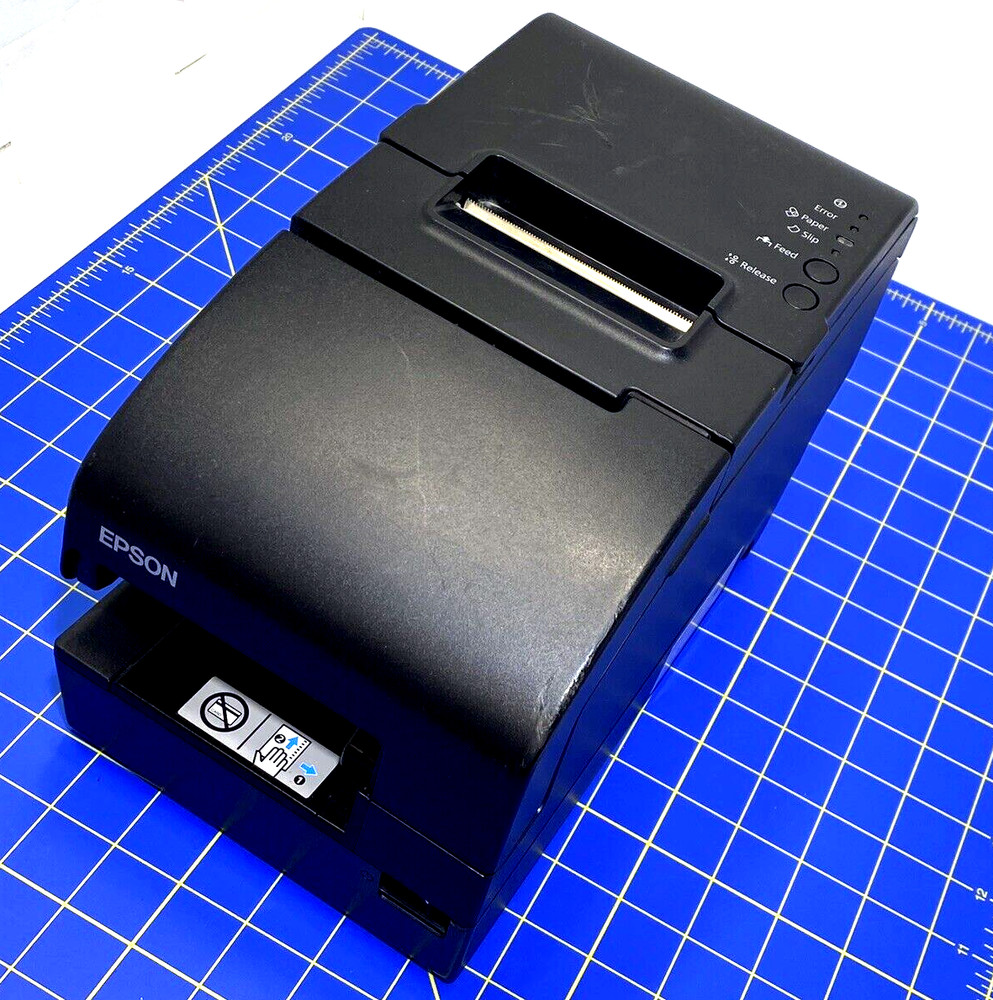 Epson TM-H2000 M255A Thermal POS Receipt Printer Check Processor w/ Power Supply
