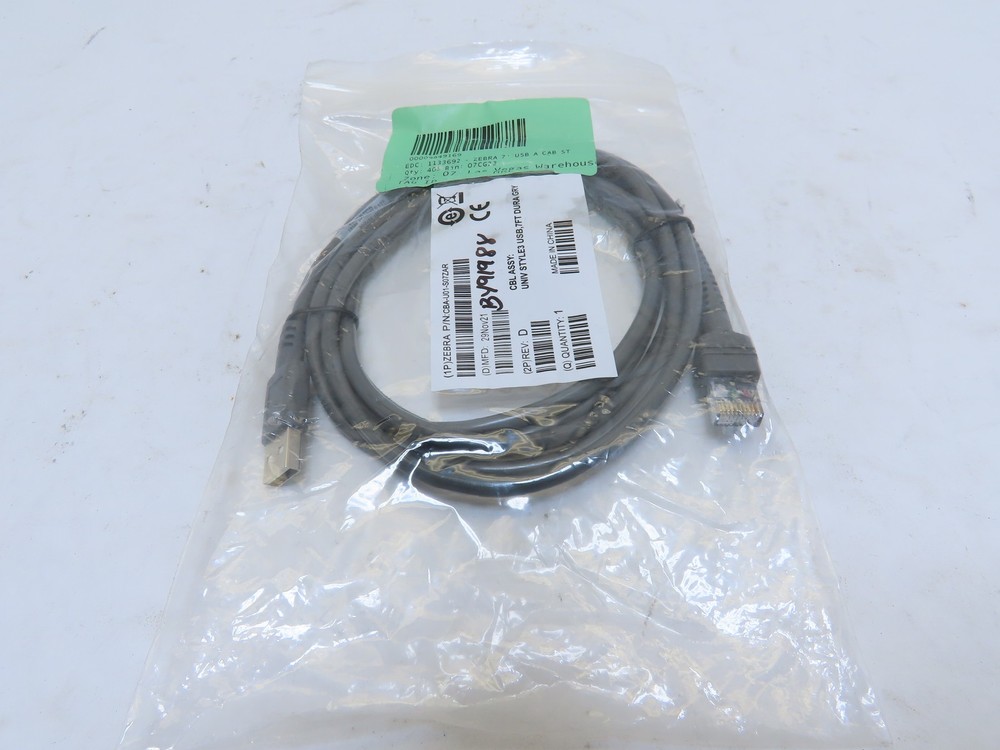 USA Seller 7 ft USB Cable Symbol Barcode Scanner ls2208 ls4208 CBA-U01-S07ZAR