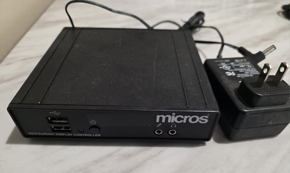 Micros DT166 Restaurant Display Controller 700876-210 w/ Power Supply