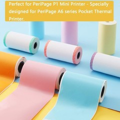 9 Rolls of Thermal Printer Paper Just 3 Rolls of Adhesive 57 x 30 mm Mini Pri…
