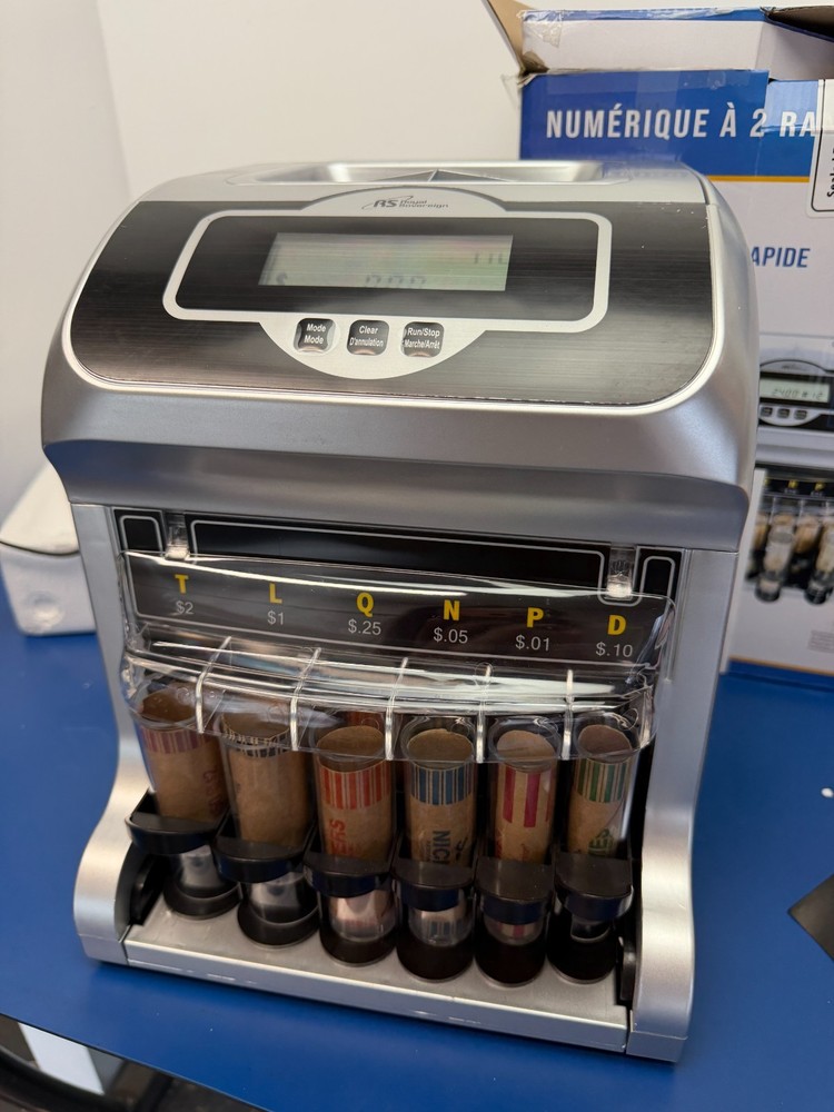 Royal Sovereign Two-Row Digital Coin Sorter FS2DCAN