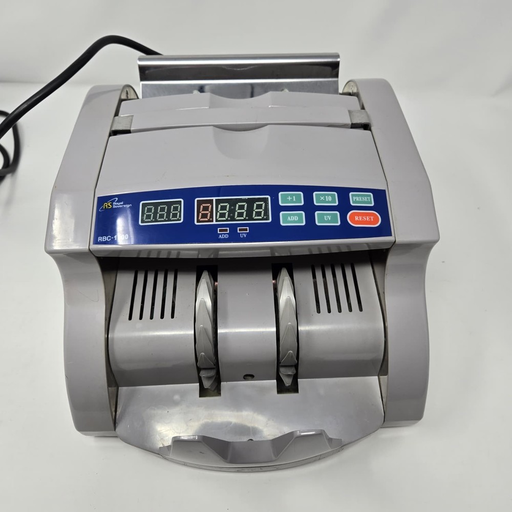 Royal Sovereign Bill Counter Model RBC-1000 w/ Power Cord – *TESTED WORKING*