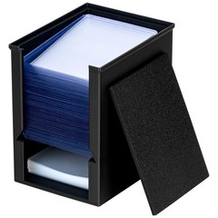 Toploader Dispenser & Penny Sleeve Holder – Dual Compartment Holds 250 Penny …