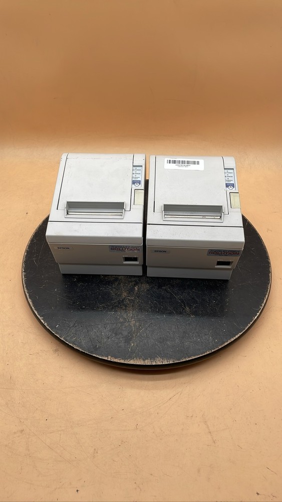 Epson TM-T88III Thermal POS Receipt Printer Commercial Printing Unit Lot of 2