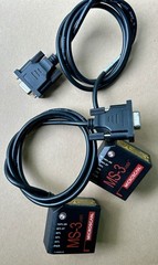 **LOT OF 2** Microscan MS-3 Laser Barcode Scanner FIS-0003-0001G **BOGO**