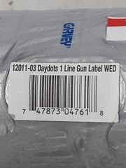 Daydots 12011-03 1 Line Gun Label WED Roll – Sleeve of 8