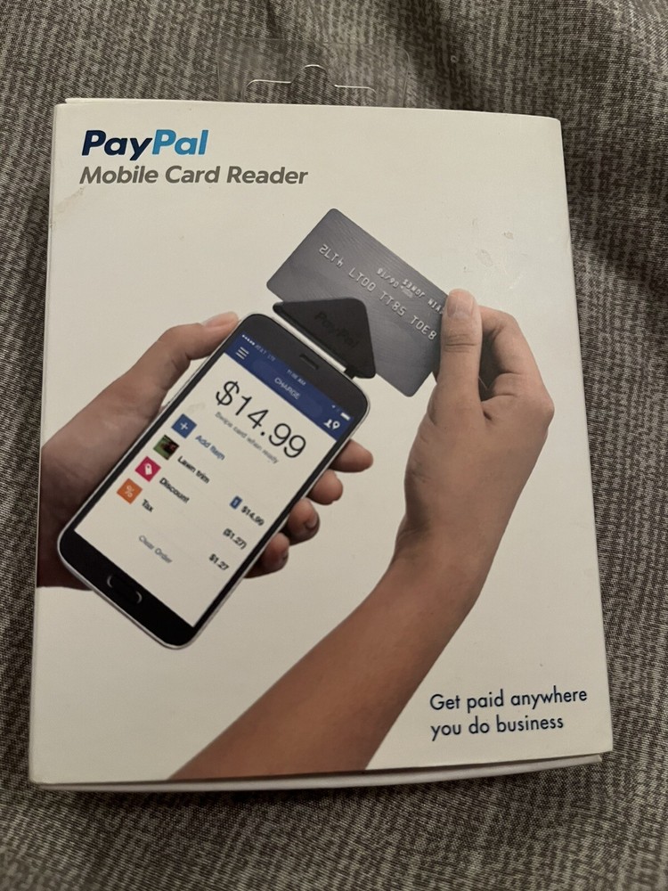PAYPALl HERE MOBILE CARD READER Headphone Jack Interface NIB – APP DOWNLOAD