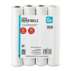 Free Thermal Paper Roll 2 1/4 x 50 Feet 12 Pack for Point of Sale POS