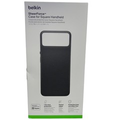 Belkin SheerForce Case Carbon Black MSA029JJBK for Square Handheld NEW Sealed