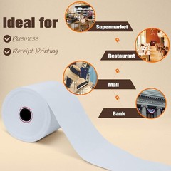 Clear Image 30 Rolls 3 1/8″ x 230′ Thermal Paper – Perfect for Cash Registers