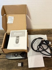 Eyoyo EY-015P 2D Barcode Scanner Wireless Bluetooth USB Tested Works Complete