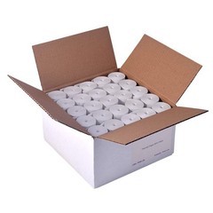 4 3/8 x 75 feet x 25 rolls CORELESS BPA Free Thermal Paper Rolls for Zebra QL…