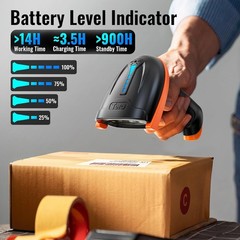 Tera 5100 Wireless 1D Barcode Scanner USB Cordless Reader