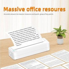 A4 Thermal Printer , 210mm x 30mm 8m Length Multi Purpose Thermal Roll for Of…