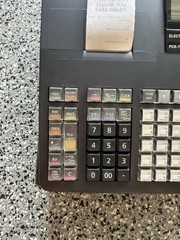 Casio PCR-T500 Electronic Cash Register w/ 4Keys – Tested – READ DESC**