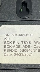 VeriFone MX915 POS Credit Card Payment Terminals with Stylus Lot Of 3