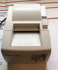 STAR TSP100 FUTURE PRNT THERMAL RECEIPT PRINTER W/POWER CORD & PAPER