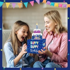 Birthday Money Box for Cash Gift Pull, Surprise Gift Boxes for Money, Money H…