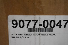 Iconex 3″ x 90ft 2-Ply We/Ca 7706 Impact Printing Carbonless Paper Rolls 50 Pack