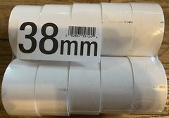 38mm (1.5”) x 3” round 1-ply Bond Cash Register Paper Rolls Quantity 10 rolls