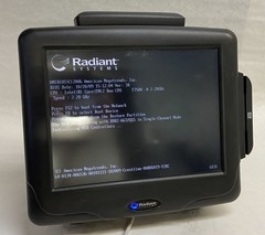 Radiant Aloha NCR P1560-0057 15” POS Touchscreen Terminal T7500 2.2GHz Win 7 3