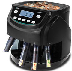 NEW Kolibri model KCS-2000 Professional USD Coin Sorter Counter Wrapper Machine
