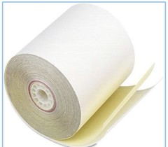 2 Ply POS/Cash Register Rolls, 3″X 90 Feet, White/Canary, 50 rolls (07706)