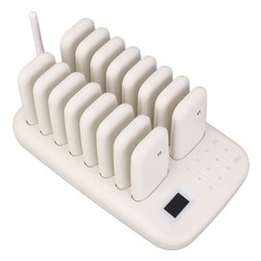 Wireless Calling System 16 Pagers 546yd Transmission 2 Working Modes Touch NPNF