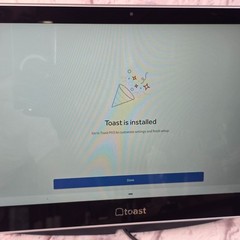 Toast Flex TT200 POS System Dual Display with Power Supply FACTORY RESET